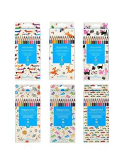 Карандаши акварельные HappyColor, 12 цв