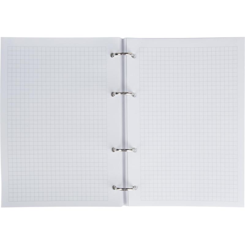 Тетрадь со сменным блоком №1School, А5,120л,клет,кольца Авто