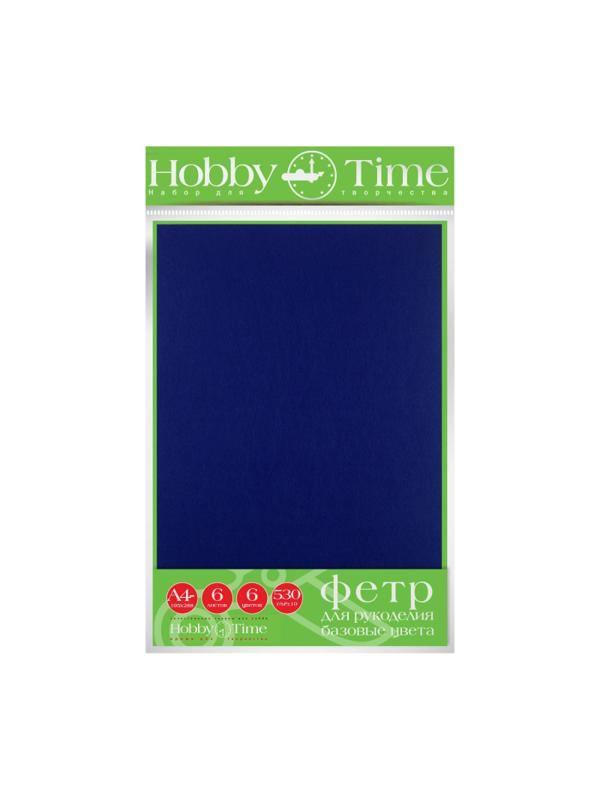 Набор Фетра для рукоделия,4мм,530 г/м.кв.,базовые цвета 5 л.5 цв,11-405-235