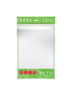 Фетр 4мм, 530 г/м.кв., ф. а4, 19.5х28.8см, 2 листа (белый),2-156/15