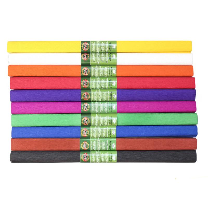 Набор креповой бумаги в рулоне 2000х500 9755, 10цв (трад) 9755037002PM