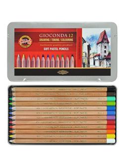 Карандаши цветные пастельные KOH-I-NOOR GIOCONDA SOFT 12цв/наб 8827012005PL