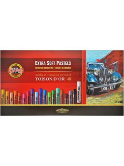 Пастель сухая KOH-I-NOOR TOISON D`OR ExtraSoft 48цв/наб худож. 8556048001KZ