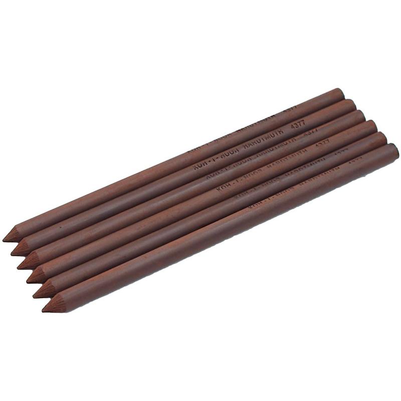 Сепия KOH-I-NOOR GIOCONDA светл д/цанг.каран 5,6мм 120мм 6шт 4377011006PKRU