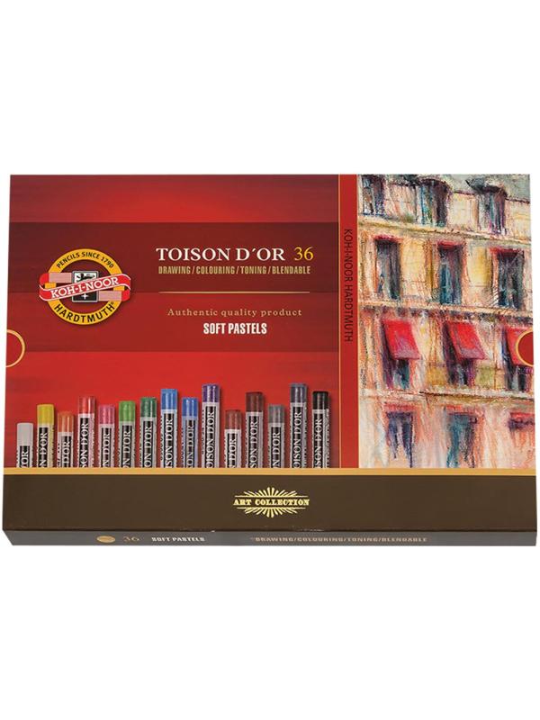 Пастель сухая KOH-I-NOOR TOISON D`OR SOFT 36цв/наб художеств 8515036005KS