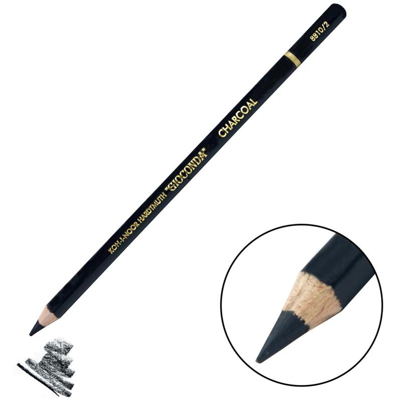 Уголь художественный KOH-I-NOOR GIOCONDA HB искусст в карандаше8810002001KS