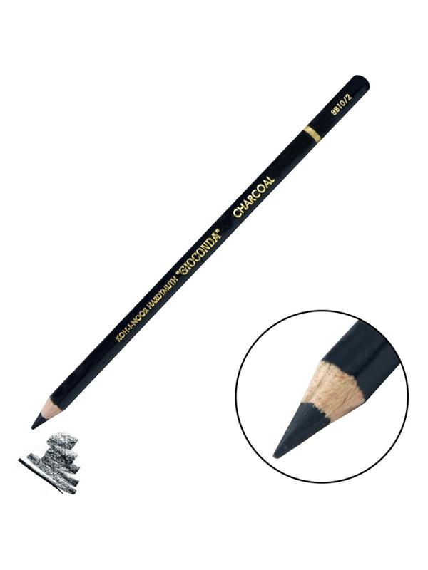 Уголь художественный KOH-I-NOOR GIOCONDA HB искусст в карандаше8810002001KS