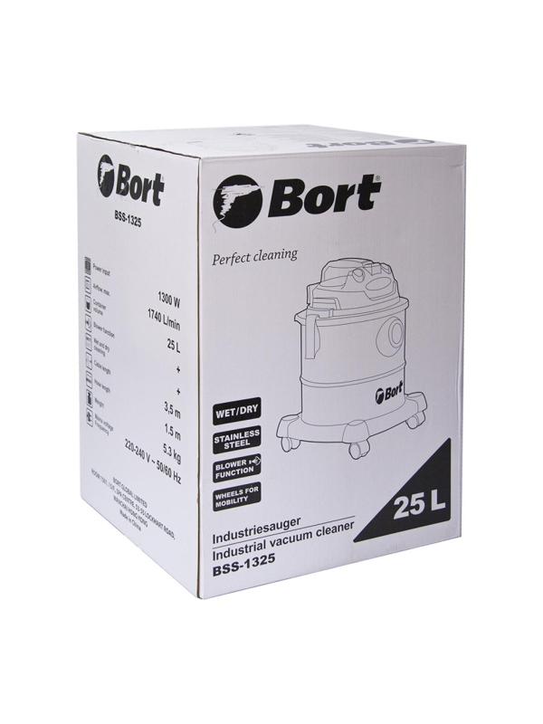 Пылесос строительный BORT BSS-1325 (91272218)
