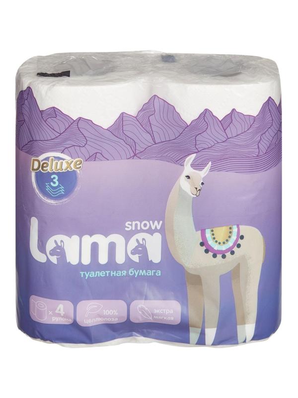 Бумага туалетная Lama 3сл цел 18м 4шт/уп