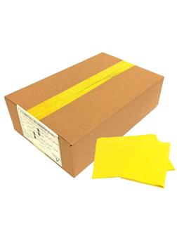 Материал протирочный нетканый Микроспан МС80-24 желтый 34х40см 100л/уп