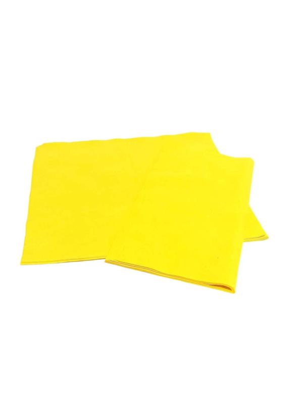 Материал протирочный нетканый Микроспан МС80-24 желтый 34х40см 100л/уп