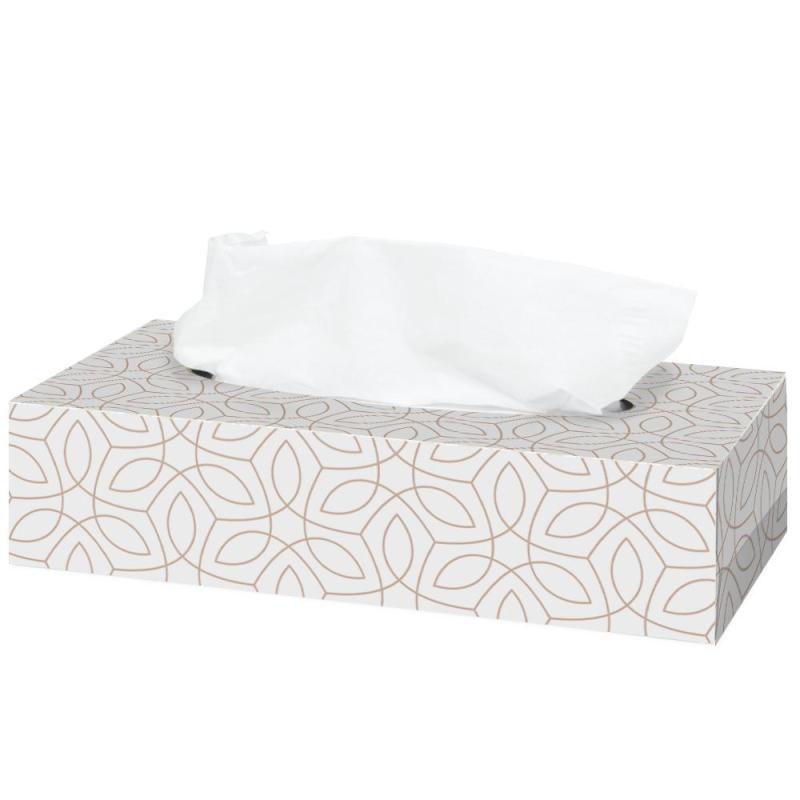 Салфетки косметические Luscan 3сл 80шт/уп белые