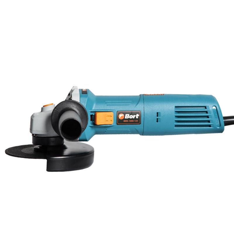 Шлифмашина угловая BORT BWS-1000-125 1000Вт, 125мм (91275356)