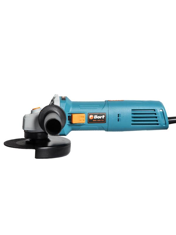 Шлифмашина угловая BORT BWS-1000-125 1000Вт, 125мм (91275356)