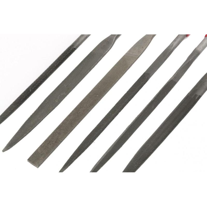 Набор надфилей 160х4 мм, 6 шт обрезиненные рукоятки Matrix 15816