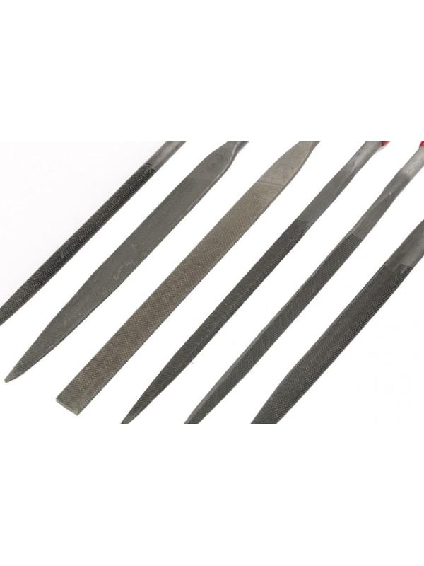 Набор надфилей 160х4 мм, 6 шт обрезиненные рукоятки Matrix 15816