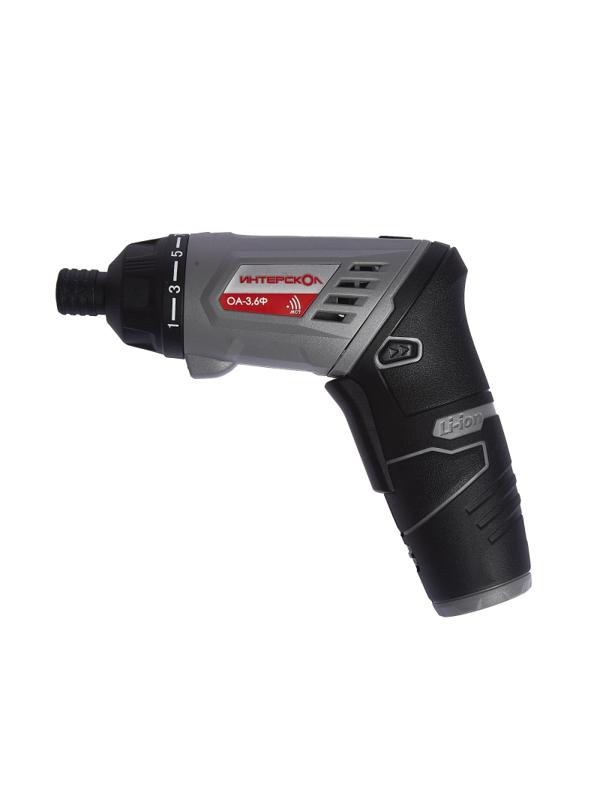 Отвертка аккумуляторная Li-ion ИНТЕРСКОЛ ОА-3,6Ф (кейс) (433.0.1.00)