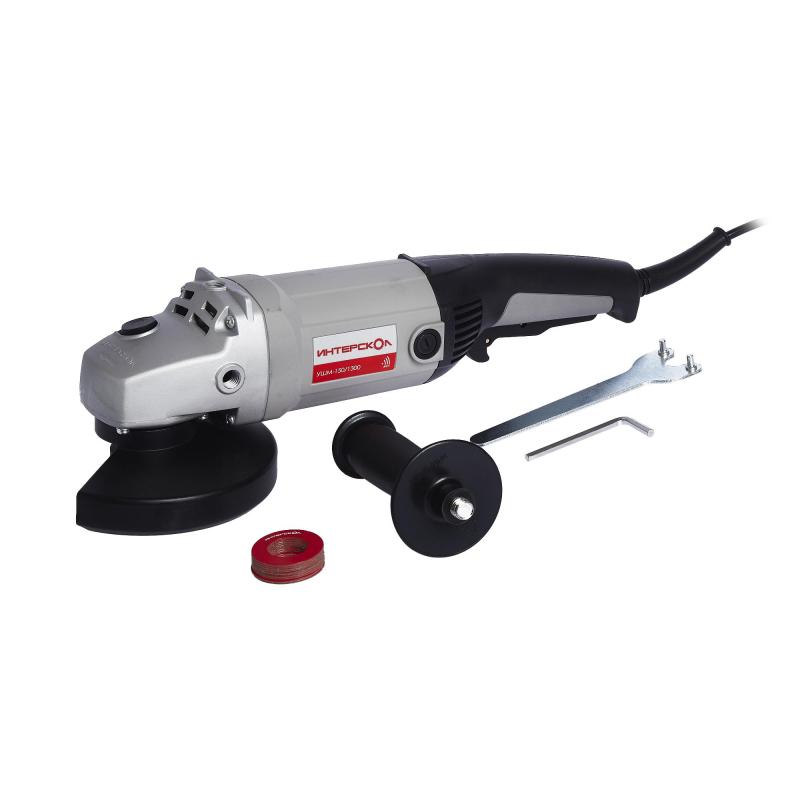 Шлифмашина угловая ИНТЕРСКОЛ УШМ-150/1300 (58.1.0.00)