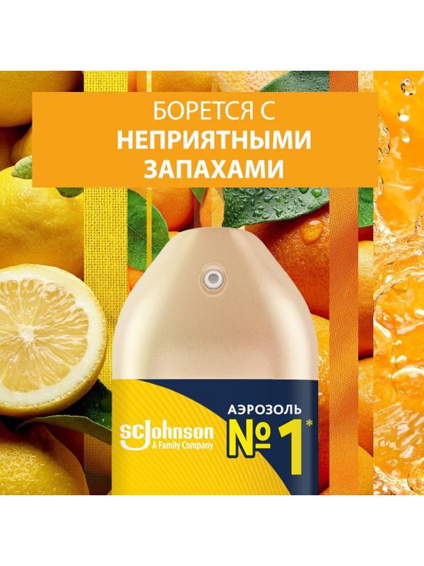 Освежитель воздуха Glade Аэрозоль Сицилийский лимонад и мята, 300 мл