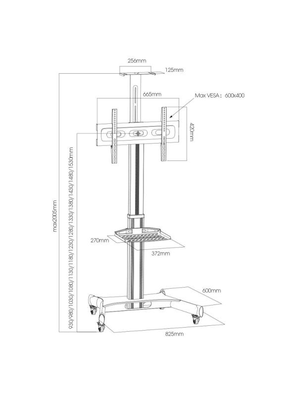 Стойка для ТВ Arm Media PT-STAND-11, TV 32-65, чер