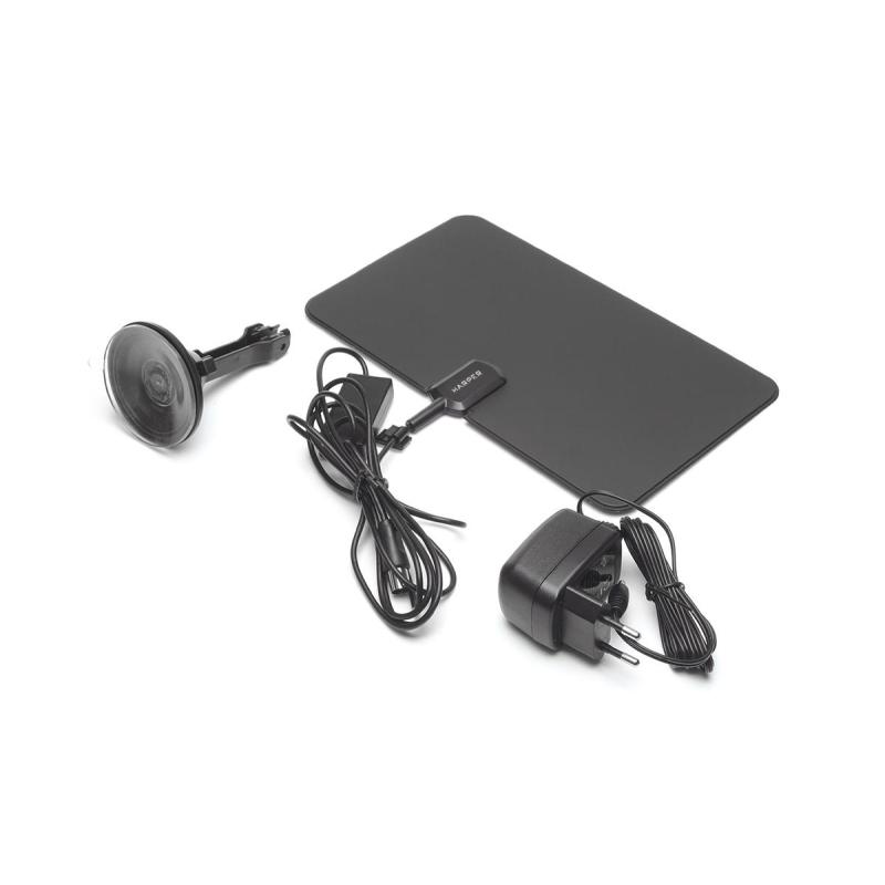 Антенна телевизионная HARPER ADVB-2825,25 дБ,комнатная активная,насто/насте