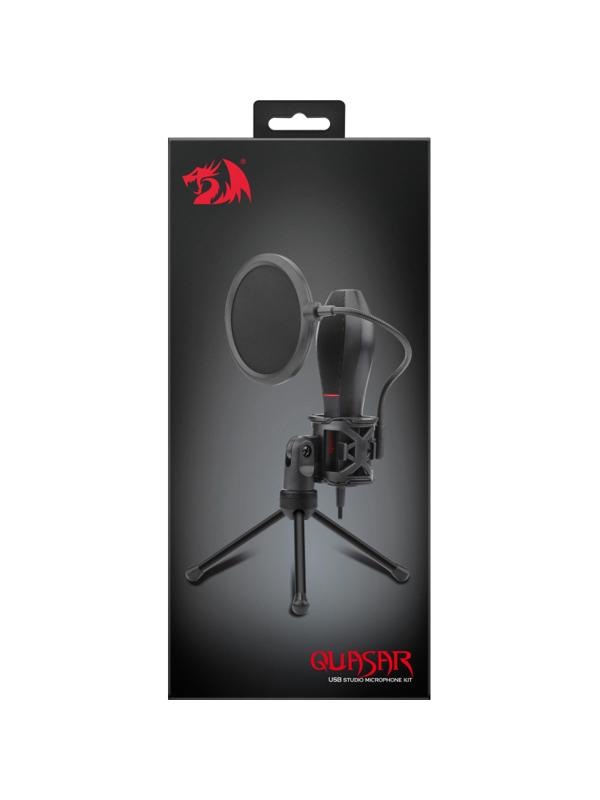 Микрофон Redragon Quasar 2 GM200-1 USB, кабель 1.35 м