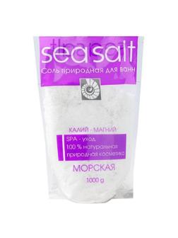 Соль для ванн МОРСКАЯ  калий-магний 1кг