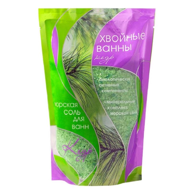 Соль для ванн природная  Хвойные ванны в ассортименте 1кг