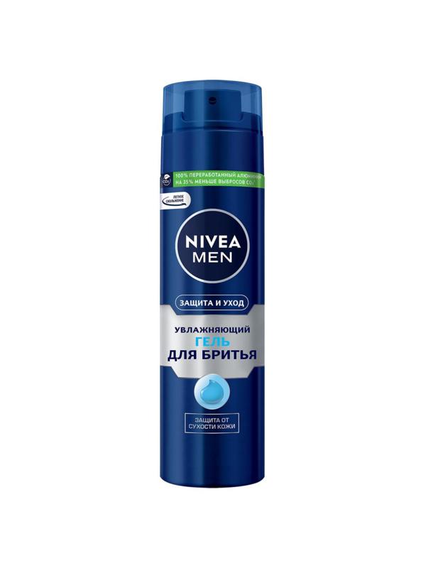 Гель для бритья увлажняющий Nivea Men Защита и уход  200 мл  81760