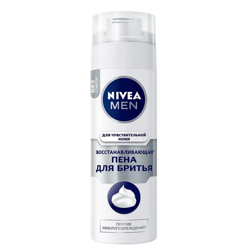 Пена для бритья восстанавливающая Nivea Men для чувств кожи 200 мл 88562