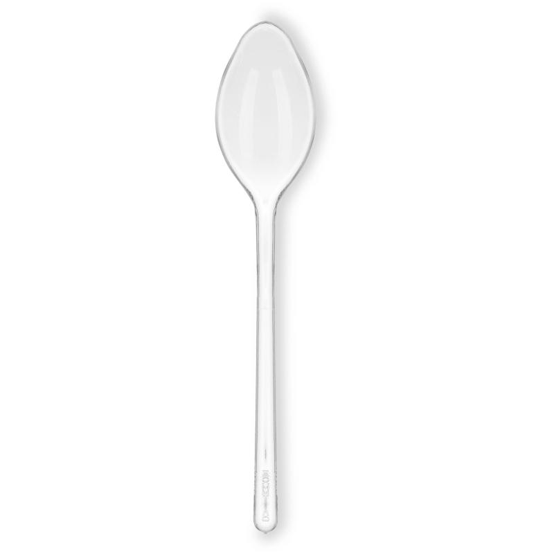 Ложка одноразовая  PS 100мм, прозрачная, арт. 5020 (1500шт/кор)
