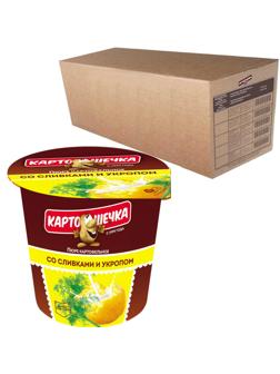 Картофельное пюре Картошечка со сливками и укропом, 12штx38г/уп