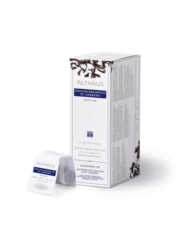Чай Althaus Grand Pack English Breakfast St. Andrews для чайника, 15пак