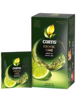 Чай Curtis Exotic Lime зеленый, 25сашет