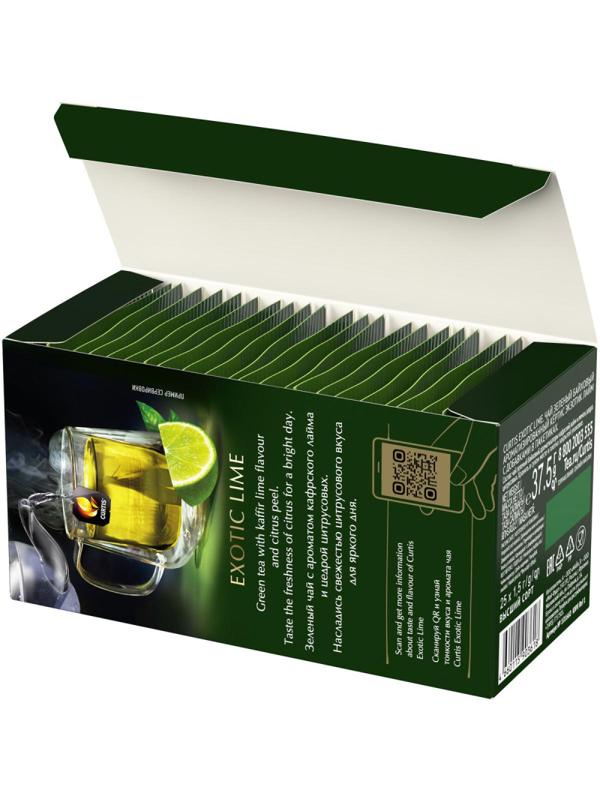 Чай Curtis Exotic Lime зеленый, 25сашет