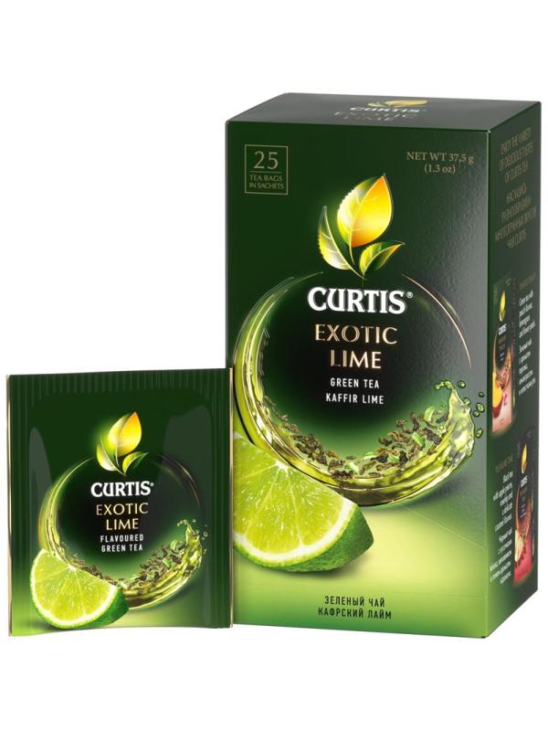 Чай Curtis Exotic Lime зеленый, 25сашет