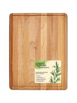 Доска разделочная деревянная прямоугольная 320х240х15 мм (SE105112996)