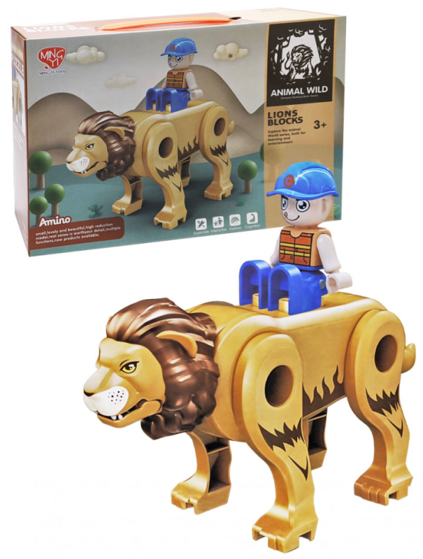 Конструктор Ming YI Toys «Дупло с отверткой: Лев» 61131 / 13 деталей