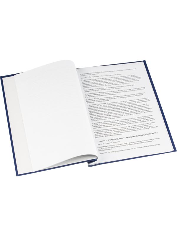 Папка ДИПЛОМНЫЙ ПРОЕКТ А4 бумвинил синяя (метал.болт)