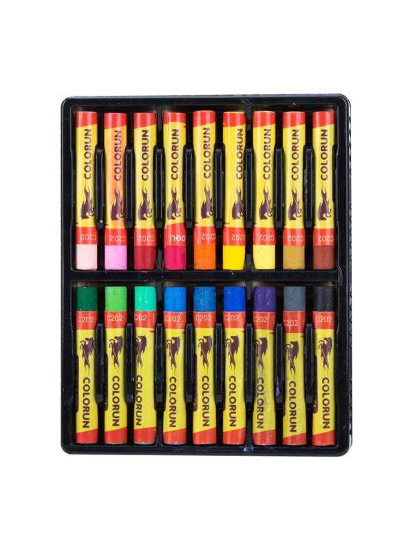 Пастель масляная Deli ColoRun 18 цв/наб EC20210