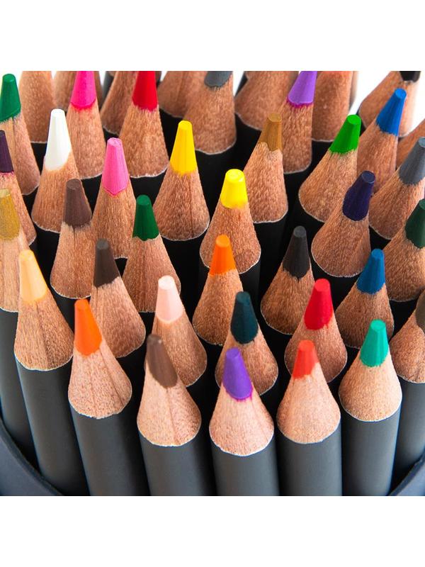 Карандаши акварельные Deli Arte Nuevo липа 24 цв/наб мет.туб. 68100