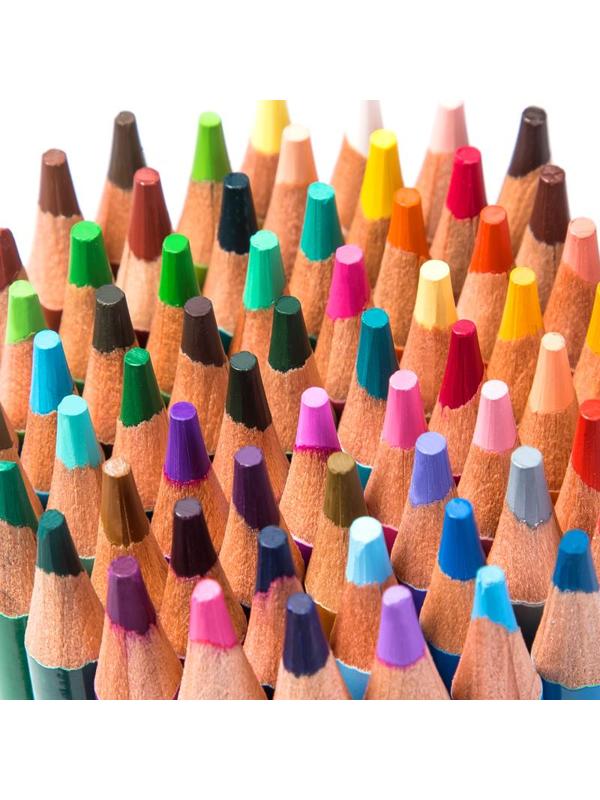 Карандаши цветные Deli липа 24 цв/наб мет.кор. 6565