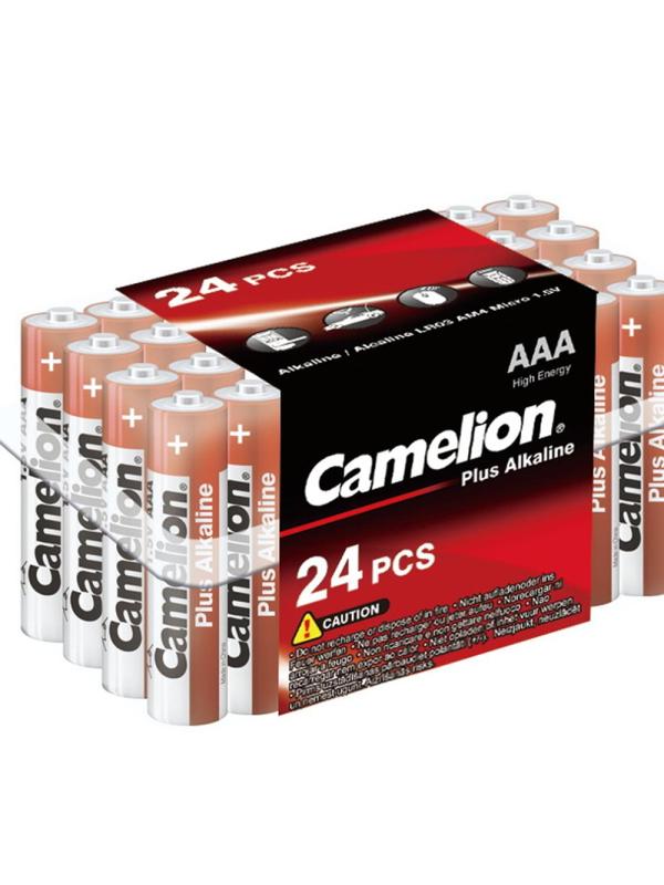 Батарейка Camelion AAA/LR 03 Plus Alkaline PB-24 1.5В(24 шт в уп.)