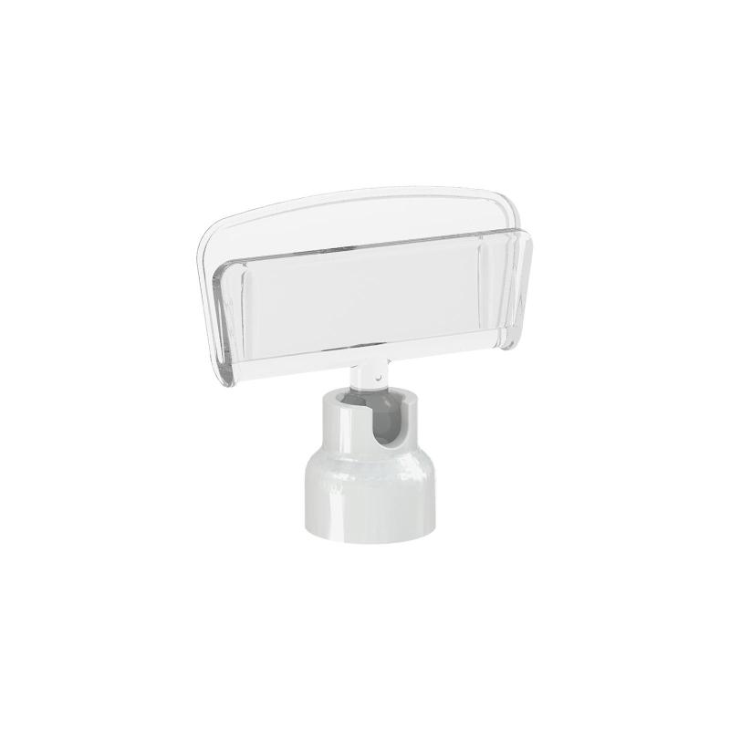 Ценникодержатель на круглой магнит. подставке, 10шт/уп,проз