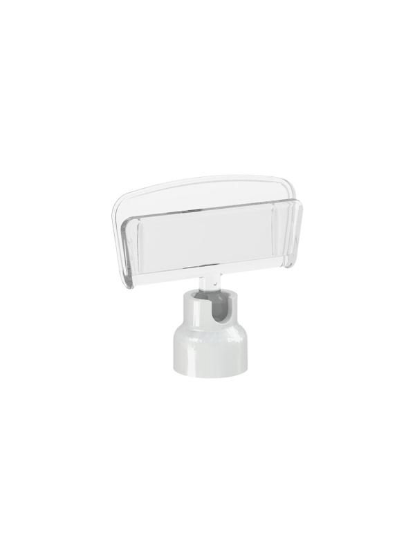 Ценникодержатель на круглой магнит. подставке, 10шт/уп,проз