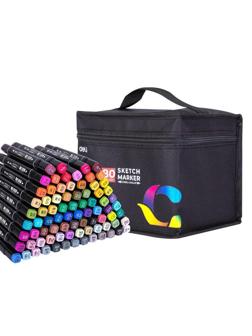 Маркер для скетчинга Deli 80цв. двухстор., E70806-80