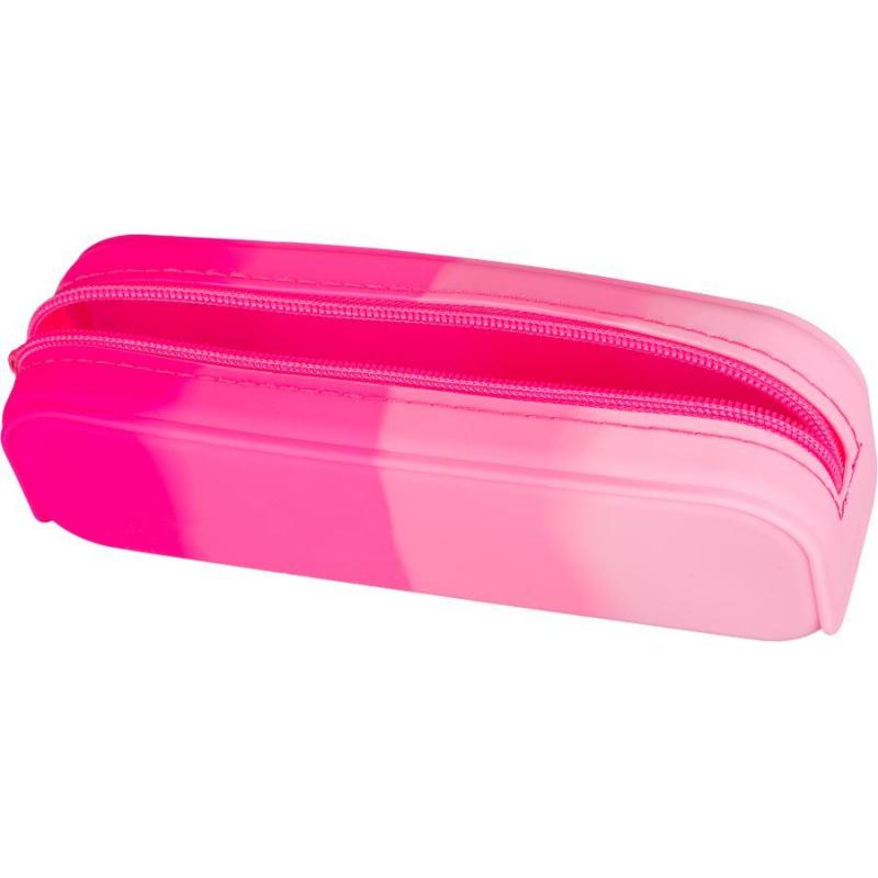 Пенал силиконовый №1School Радуга розовый, 205x50x65 мм