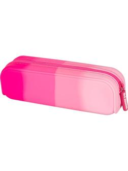 Пенал силиконовый №1School Радуга розовый, 205x50x65 мм