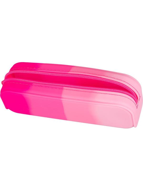 Пенал силиконовый №1School Радуга розовый, 205x50x65 мм