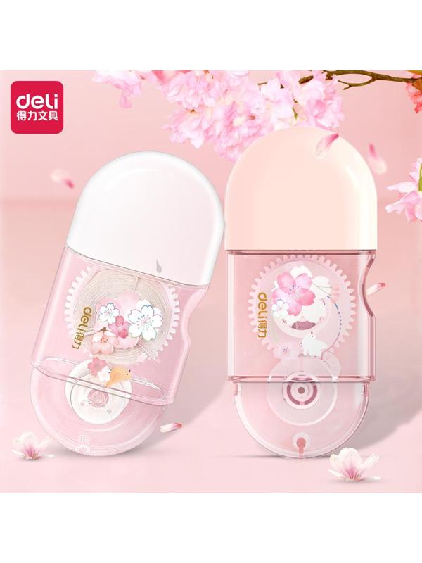 Корректирующая лента Deli Sakura 71540 5 мм x 8 м пластик корпус ассорти